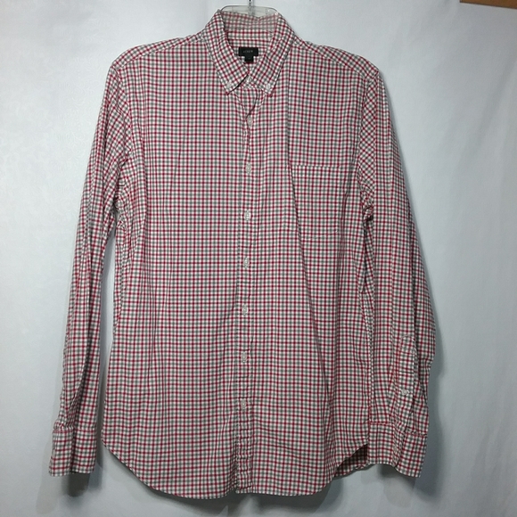 J Crew men's long sleeve casual shirt size LT - Picture 1 of 8
